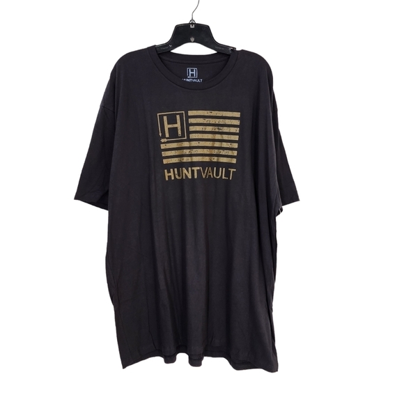 Hunt Vault Men's Black Short Sleeve T-Shirt - 3XL - Picture 1 of 5
